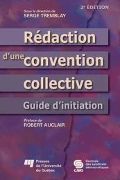 Rédaction d'une convention collective