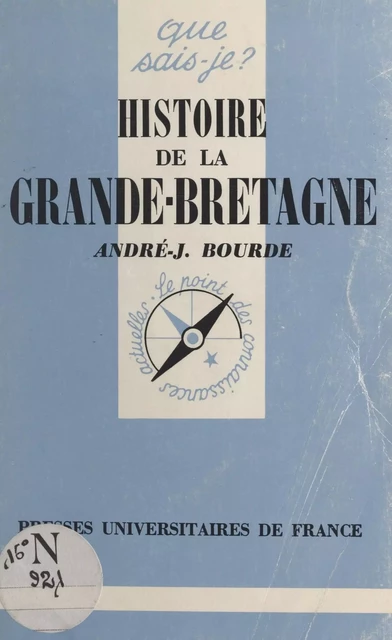 Histoire de la Grande-Bretagne - André-Jean Bourde - (Presses universitaires de France) réédition numérique FeniXX