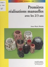 Des réalisations manuelles avec les 2-3 ans