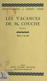 Les vacances de Monsieur Couche