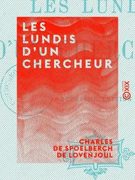 Les Lundis d'un chercheur