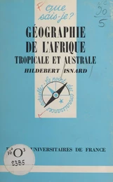 Géographie de l'Afrique tropicale et australe