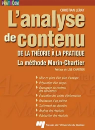 L'analyse de contenu