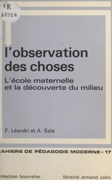 L'observation des choses