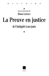 La preuve en justice