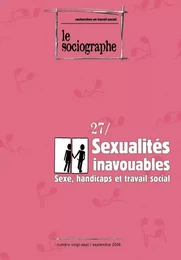 le Sociographe n°27 : Sexualités inavouables