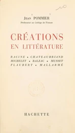 Créations en littérature