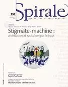 Spirale. No. 252, Printemps 2015 - Alexandre St-Onge, Pierre Popovic, Alice Michaud-Lapointe, Olivier Ammour-Mayeur, Alex Gagnon, Jean-Claude Brochu, Ginette Michaud, Georges Leroux, Guillaume Asselin, David Laporte, Julien Marsot, Martin Hervé, Marcel Olscamp, Gilbert David, Marie-Paule Grimaldi, Claire Moeder, Mouloud Idir, Martin Jalbert, Dalie Giroux, Marie-Blanche Tahon, Valérie Amiraux, Leïla Benhadjoudja, Marie-Claude Haince, Phillip Rousseau, Monique Chemillier-Gendreau, Christian Brouillard, Bochra Manaï - Spirale magazine culturel inc.