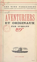 Aventuriers et originaux