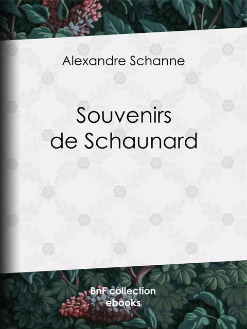 Souvenirs de Schaunard - Alexandre Schanne - BnF collection ebooks