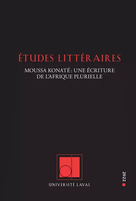 Études littéraires, vol. 50, 3 / 2022 -  - Département des littératures de l’Université Laval