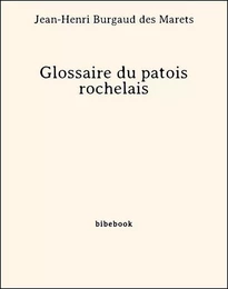 Glossaire du patois rochelais