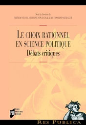 Le choix rationnel en science politique