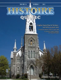 Histoire Québec. Vol. 18 No. 3,  2013