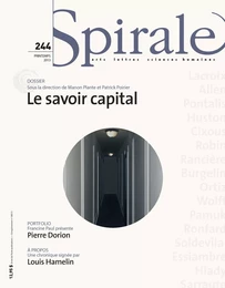 Spirale. No. 244, Printemps 2013