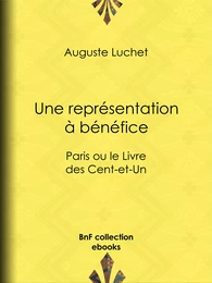 Une représentation à bénéfice