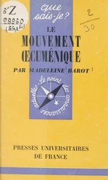 Le mouvement œcuménique