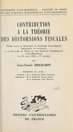 Contribution à la théorie des distorsions fiscales