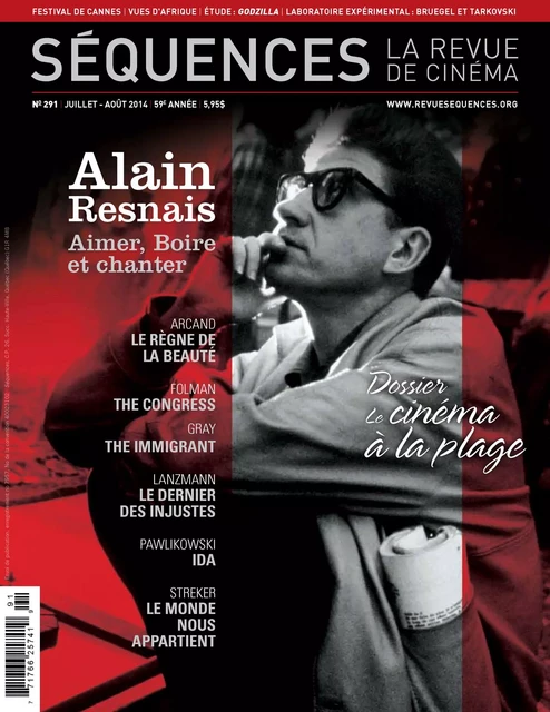 Séquences. No. 291, Juillet-Août 2014 - Patricia Robin, Denis Desjardins, Luc Chaput, Pierre Pageau, Élie Castiel, Sami Gnaba, Alain Vézina, François D. Prud’homme, Mario Patry, Jean-Philippe Desrochers, Charles-Henri Ramond, Jean-Marie Lanlo, Pascal Grenier, Pierre Ranger, Anne-Christine Loranger, Francis Gauvin, Guillaume Potvin, Julie Demers, Carlo Mandolini, Mathieu Séguin-Tétreault, Pierre-Alexandre Fradet, Maxime Labrecque, Claire Valade - La revue Séquences Inc.