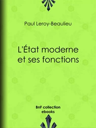 L'État moderne et ses fonctions