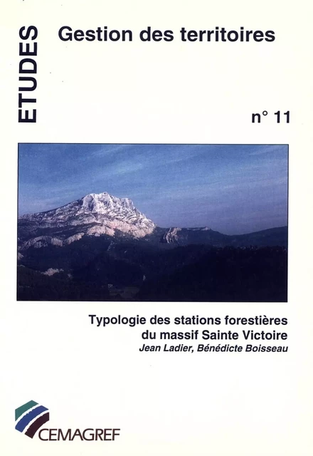 Typologie des stations forestières du massif Sainte-Victoire - Jean Ladier, Bénédicte Boisseau - Quae