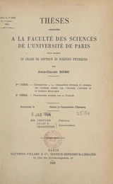 Contribution à la connaissance physique et chimique des systèmes formés par l'uranium, l'oxygène et un élément métallique