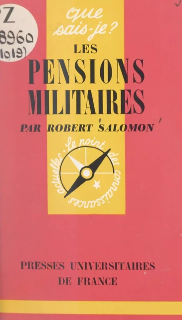 Les pensions militaires - Robert Salomon - (Presses universitaires de France) réédition numérique FeniXX