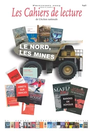 Les Cahiers de lecture de L'Action nationale. Vol. 7 No. 2, Printemps 2013