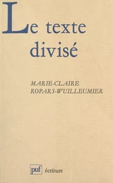 Le texte divisé