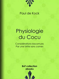 Physiologie du Cocu