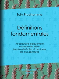 Définitions fondamentales