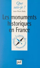 Les monuments historiques en France