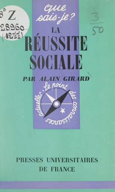 La réussite sociale - Alain Girard - Presses universitaires de France (réédition numérique FeniXX)