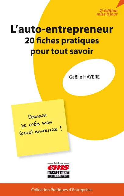 L'auto-entrepreneur - Gaëlle Hayere - Éditions EMS