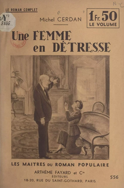 Une femme en détresse - Michel Cerdan - (Fayard) réédition numérique FeniXX