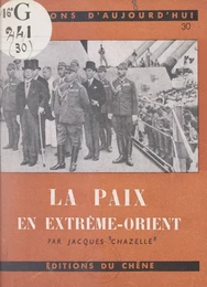 La paix en Extrême-Orient