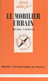 Le mobilier urbain