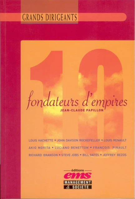 10 Fondateurs d'Empires - Jean-Claude Papillon - Éditions EMS