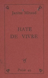 Hâte de vivre