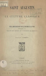 Saint Augustin et la culture classique