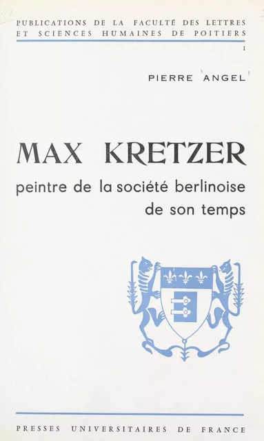 Max Kretzer - Pierre Angel - (Presses universitaires de France) réédition numérique FeniXX