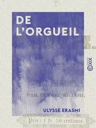 De l'orgueil - Chant religieux