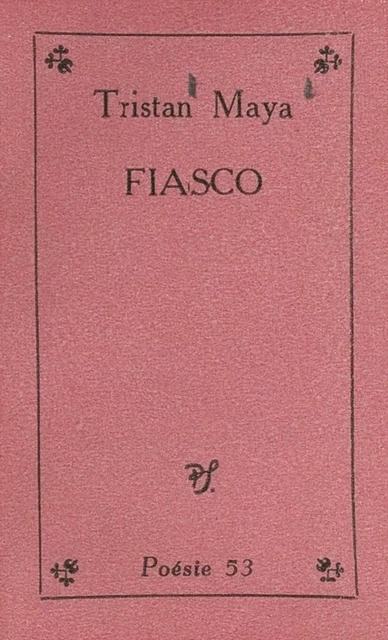 Fiasco - Tristan Maya - (Seghers) réédition numérique FeniXX