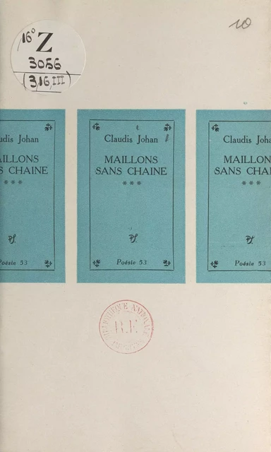 Maillons sans chaîne (3) - Claudis Johan - Seghers (réédition numérique FeniXX)