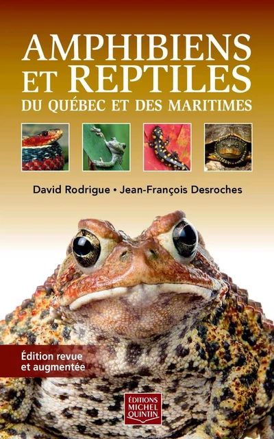 Amphibiens et reptiles du Québec et des Maritimes - Jean-François Desroches, David Rodrigue - Éditions Michel Quintin