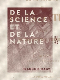 De la science et de la nature