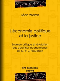 L'Économie politique et la justice