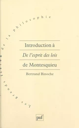 Introduction à De l'esprit des lois de Montesquieu