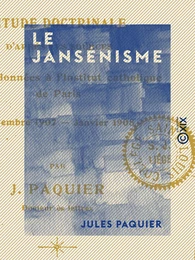 Le Jansénisme