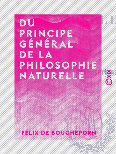 Du principe général de la philosophie naturelle - Félix de Boucheporn - Collection XIX